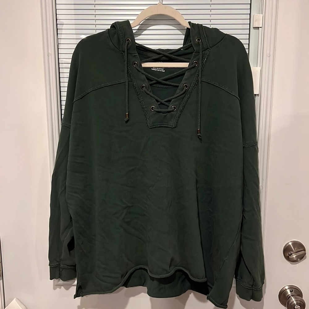 Aerie Hockey neckline sweatshirt